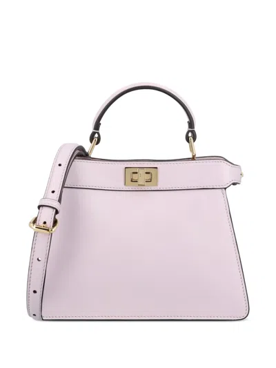 Fendi Small Peekaboo Iseeu Tote Bag In Purple