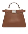 Fendi Women Brown Peekaboo Iseeu Small Handbag In Brown