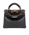 Fendi Small Peekaboo Soft Bag With A Lightweight In Black