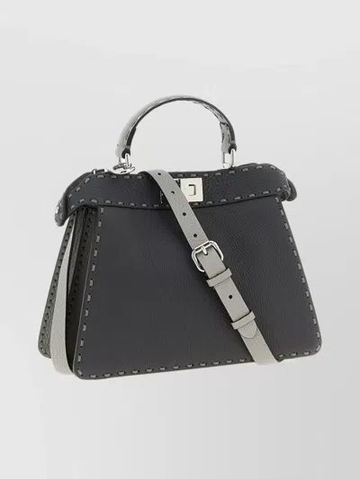 Fendi Small Structured Handbag Adjustable Strap