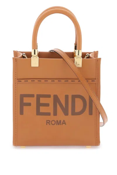 Fendi Small Sunny Handbag In Brown