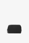Fendi Medium-sized Vanity Case With Central Zippered Compartment In Black