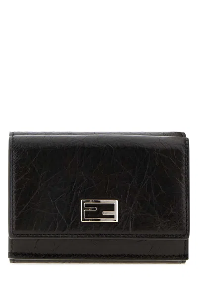 Fendi Small Wallet In Black