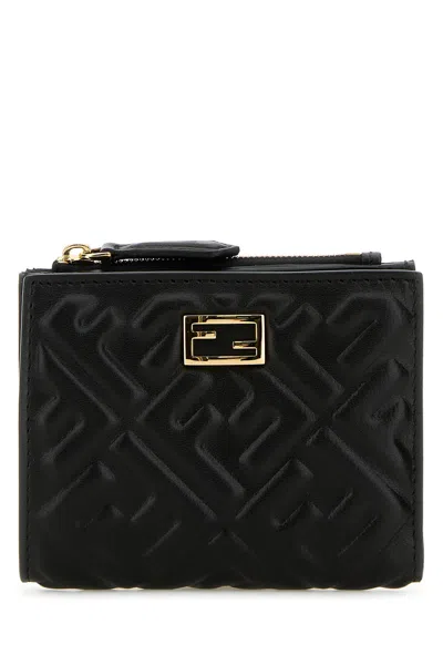 Fendi Small Wallet Sl Nappa Matisse-tu Nd  Female In Black