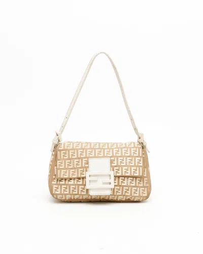 Fendi Small Zucca Mamma Bag In Brown