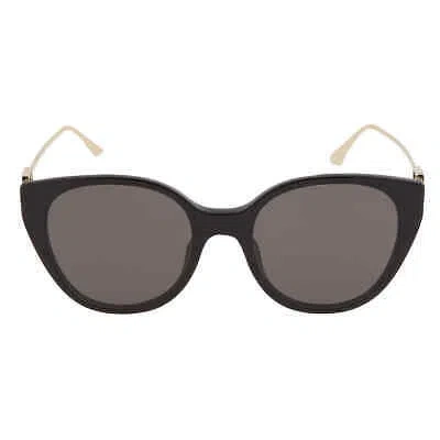 Pre-owned Fendi Smoke Cat Eye Ladies Sunglasses Fe40047i 01a 54 Fe40047i 01a 54 In Gray