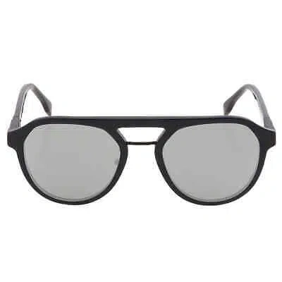 Pre-owned Fendi Smoke Mirror Pilot Men's Sunglasses Fe4003un 20c 54 Fe4003un 20c 54 In Gray