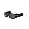 Fendi Smoke Wrap Ladies Sunglasses Fe40120i 01a 57