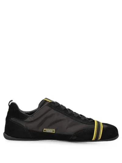Fendi Black Lace Up Sneakers
