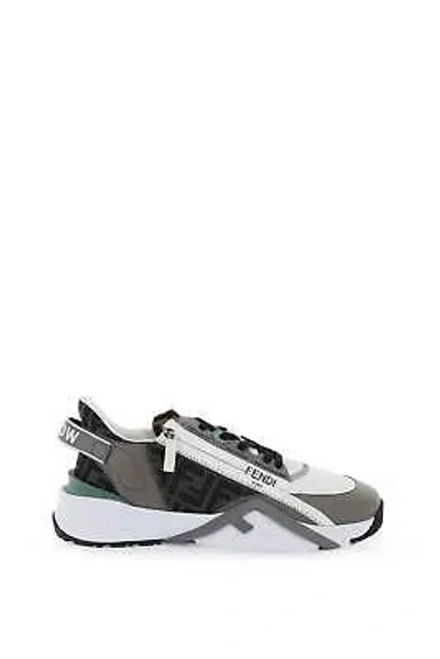 Pre-owned Fendi Sneakers - Flow- Man Sz.10 Uk.43 7e1392ajzh Multi F1ou1 In Multicolor