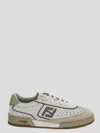 Fendi Match Leather Sneakers