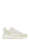 Fendi Chunky Sole Mesh Panels Sneakers