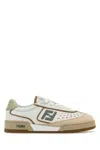 Fendi Match Leather Sneakers In Multi