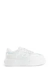 Fendi Match Platform Sneakers In White