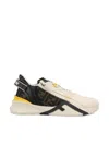 Fendi Flow Sneaker With Distinctive Monogram Accents In Bia.ice+tab.ner+black