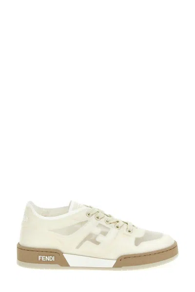 Fendi Sneakers In Bianco