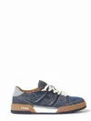 Fendi Match Jacquard Ff Sneaker Blue In Blue
