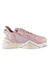 Fendi Flow Leather Sneakers In Pink