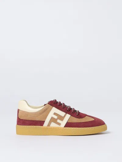 Fendi Sneakers  Kids Color Burgundy In Multi