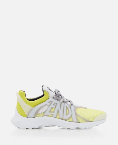Fendi Trainers  Tag In Yellow
