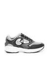 Fendi Forward Lace-up Sneakers In Grey