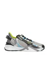 Fendi Flow` Low-top Sneakers In Silver