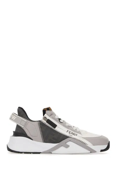 Fendi Sneakers In Grey