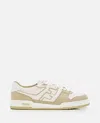 Fendi Leather Sneakers With Ff Lateral Logo In White
