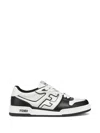 Fendi Leather Panelled Lace-up Sneakers In Multi