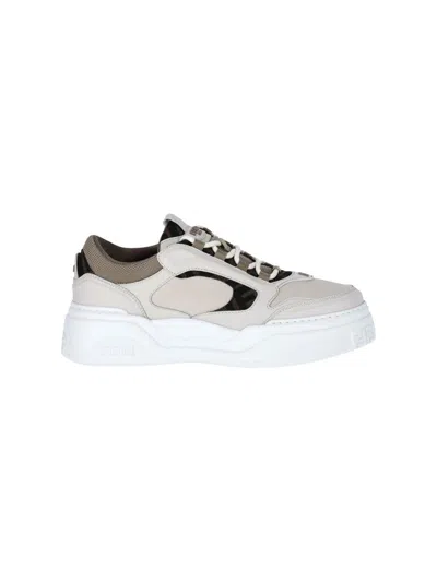 Fendi Men Ff Sneakers In Animal Print