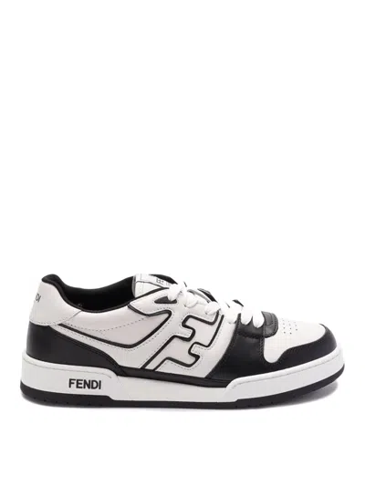 Fendi Match Sneakers In White