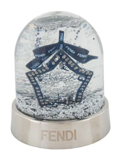 Pre-owned Fendi Snow Globe In Silver