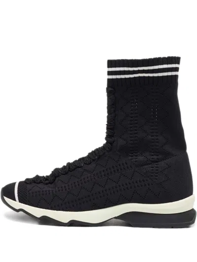 Pre-owned Fendi Sock-style Sneakers