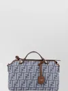 Fendi Soft Medium Denim-effect Ff Jacquard Tote Bag