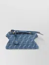 Fendi Soft Medium Shoulder Bag With Metal Studs