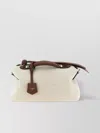 Fendi Soft Medium Shoulder Bag With Metal Studs
