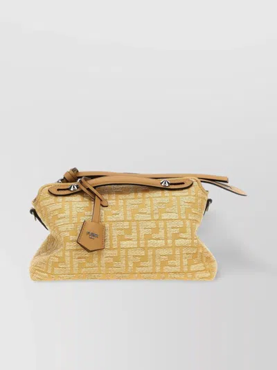 Fendi Soft Medium Tote Bag With Textured Pattern