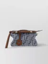 Fendi Soft Mini Monogram Handbag Strap Leather Hardware