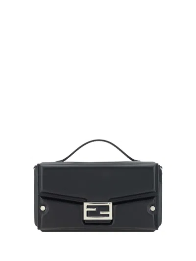 Fendi Black Baguette Crossbody Bag