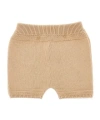 Fendi Solid Color Shorts In Brown