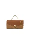 Fendi Solid Color Wallet In Brown