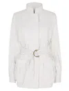 Fendi Sophisticated Blouson Jacket Size 38 In White