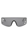 Fendi Geometric Sunglasses In Gray