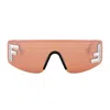 Fendi Sport Rectangular Sunglasses In Pink
