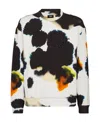 Fendi Spotted Motif Printed Jersey Sweatshirt In Black
