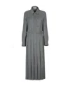 Fendi Grey Wool Jumpsuit In Gray