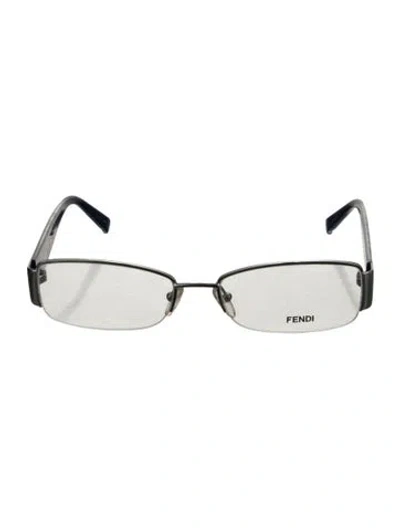 Pre-owned Fendi Square Eyeglasses In Multi