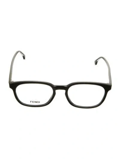 Pre-owned Fendi Square Eyeglasses W/ Tags In Black