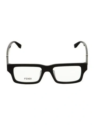 Pre-owned Fendi Square Eyeglasses W/ Tags In Black