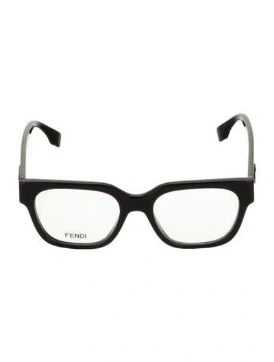 Pre-owned Fendi Square Eyeglasses W/ Tags In Black